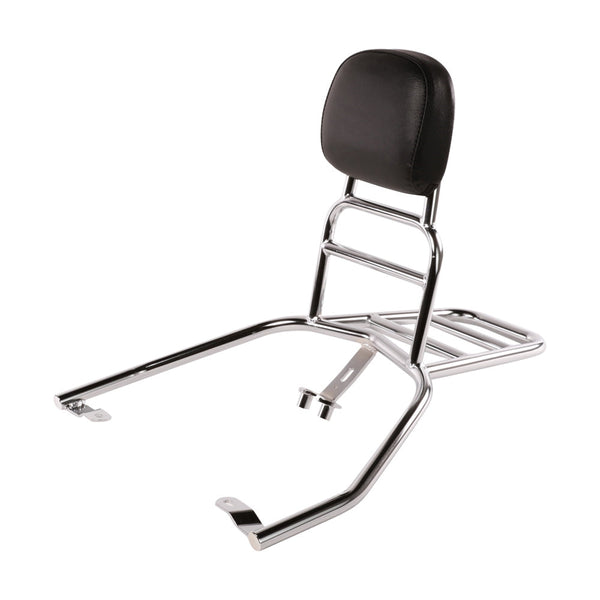 Prima Rear Rack w/Backrest (Chrome);Kymco Like