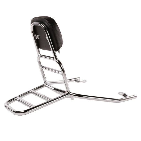 Prima Rear Rack w/Backrest (Chrome);Kymco Like