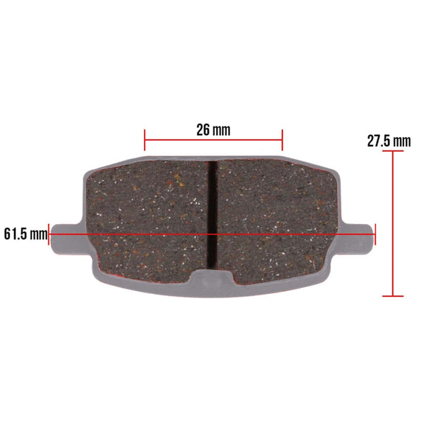 NCY Racing Brake Pads (Red); Genuine, Adly, TGB