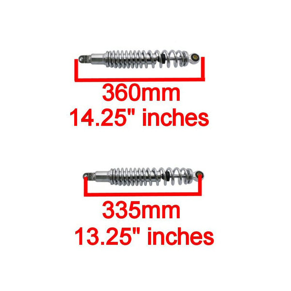 Universal Parts Rear Shock Set - 335mm