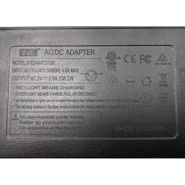 Universal Parts 60v, 3.5amp Fast Charger