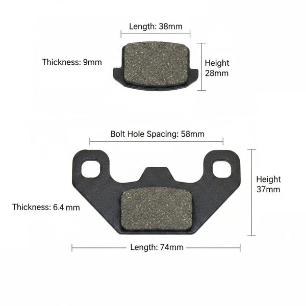 Universal Parts Hydraulic Brake Pads