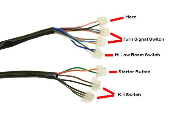 Complete GY6 Scooter Wire Harness