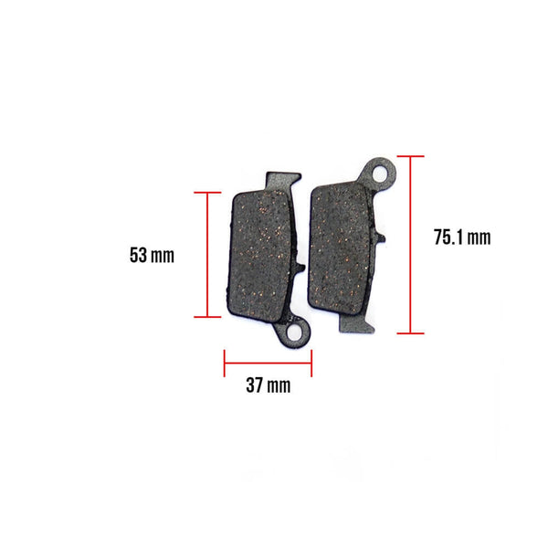 Brake Pads (75.1 x 37 x 9.5); Kymco