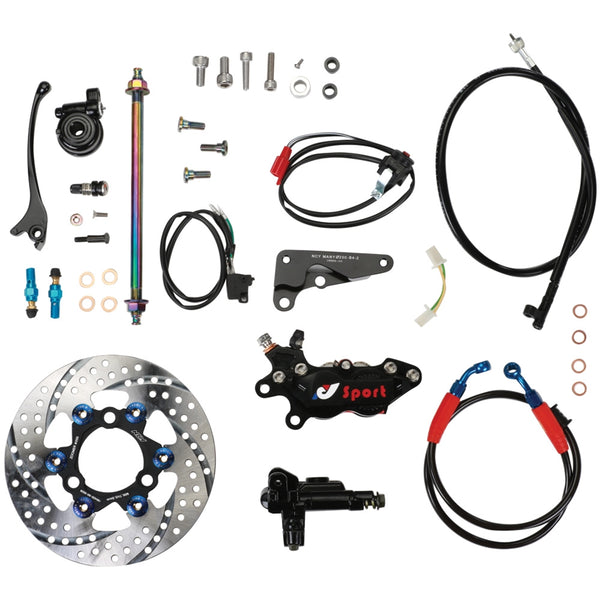 NCY Slammed Disc Conversion Kit (4 Piston Caliper); Ruckus