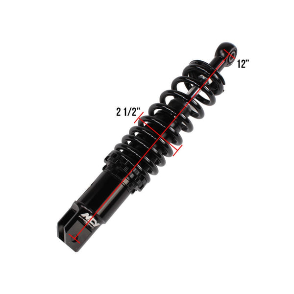 NCY Rear Shock (Black); Yamaha Zuma 50 2T