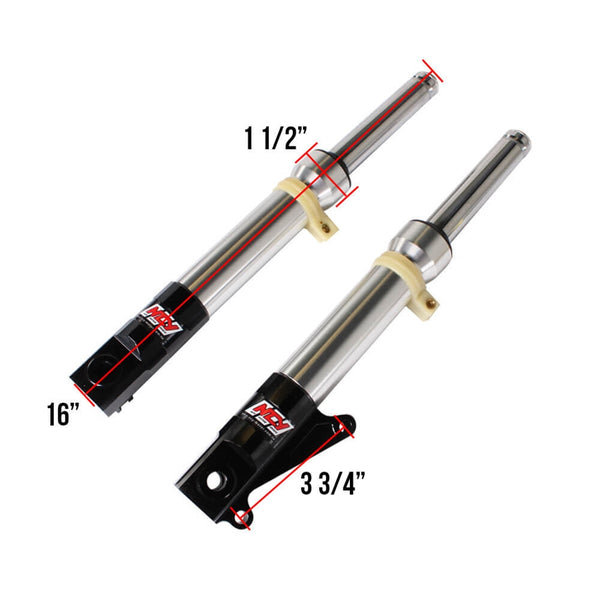 NCY Front Forks (DiskType, Sliver); Honda Ruckus, Dio