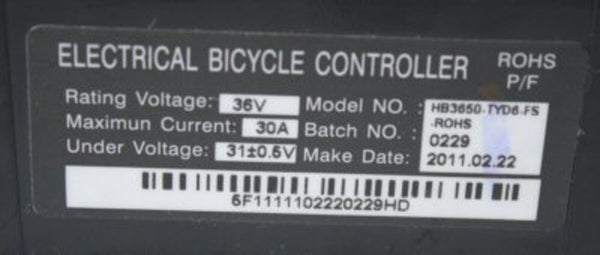 HB3650-TYD6-FS-ROHS Control Module and 6-Wire Throttle Kit for the Razor Dirt Quad 500 (Version 1+), MX500 (All Versions) MX650 (All Versions) & SX500 (Versions 1+)