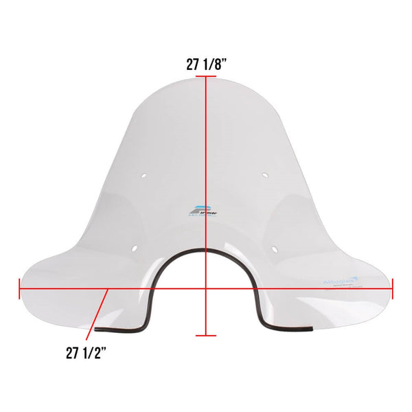 Cuppini Windscreen (Tall);  Vespa P/PX, Stella