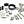 Polini Team 3 Exhaust for Horizontal Minarelli