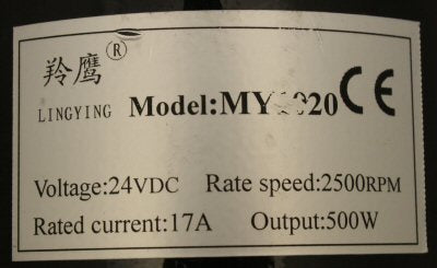 Universal Parts 24V, 500W Electric Motor with Bracket