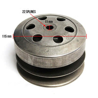 Blue Line Pulley and Clutch Assembly; QMB139