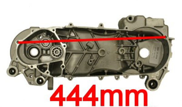 GY6 Left Crankcase - Long