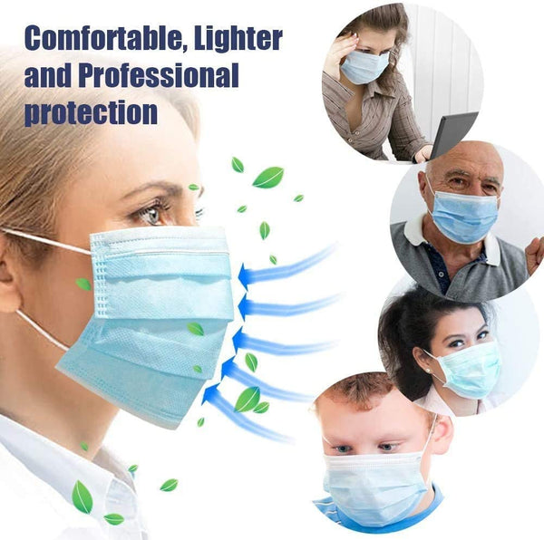 3 Ply Disposable Face - Pack of 50