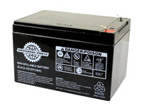 Universal Parts 12V 12AH Battery - SLA12-12