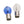 12V 18/18W BA20D Halogen Headlight Bulb